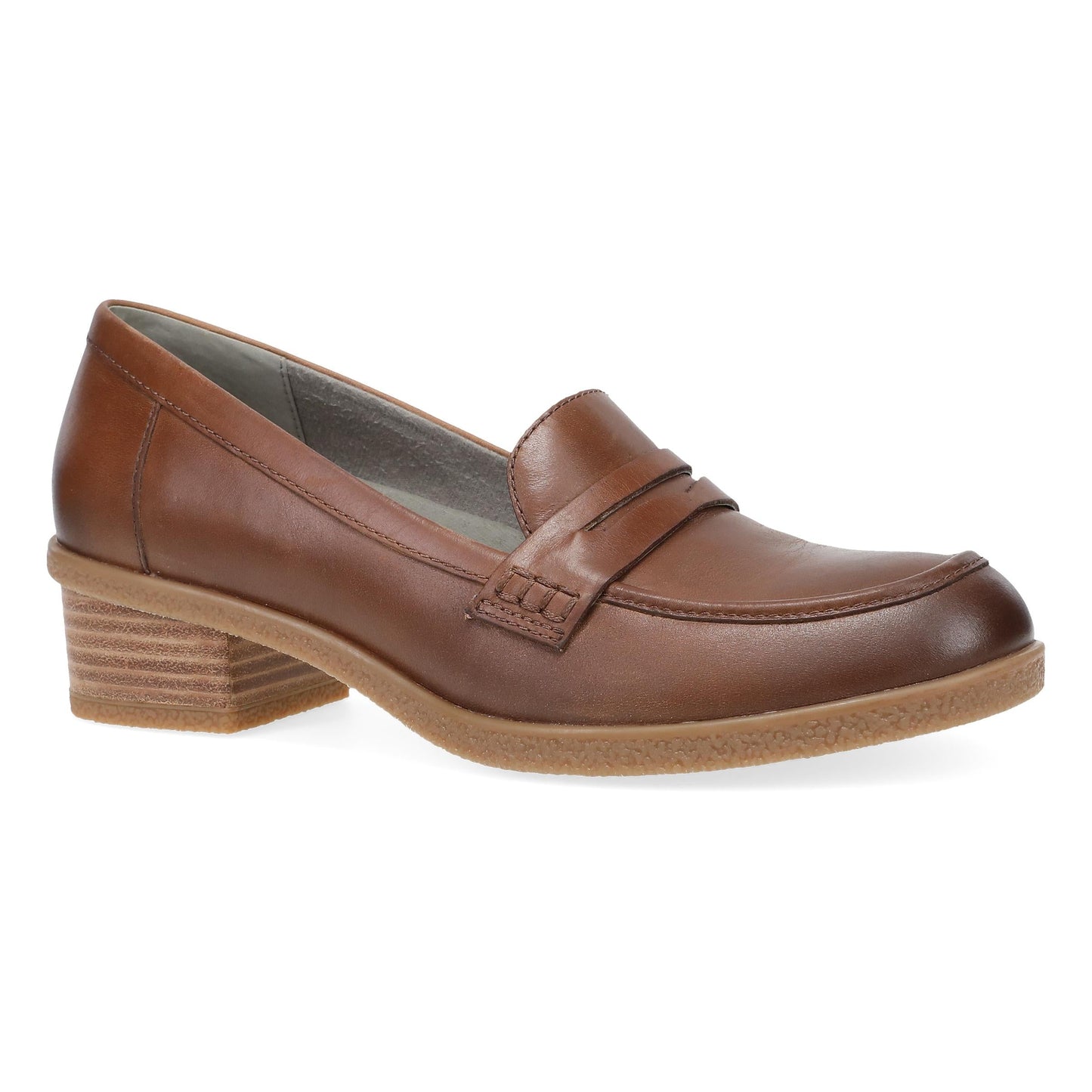 Tan Waterproof Burnished Loafer,36