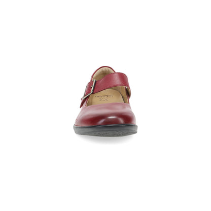 Dansko Collette Wide Red Burnished Nubuck
