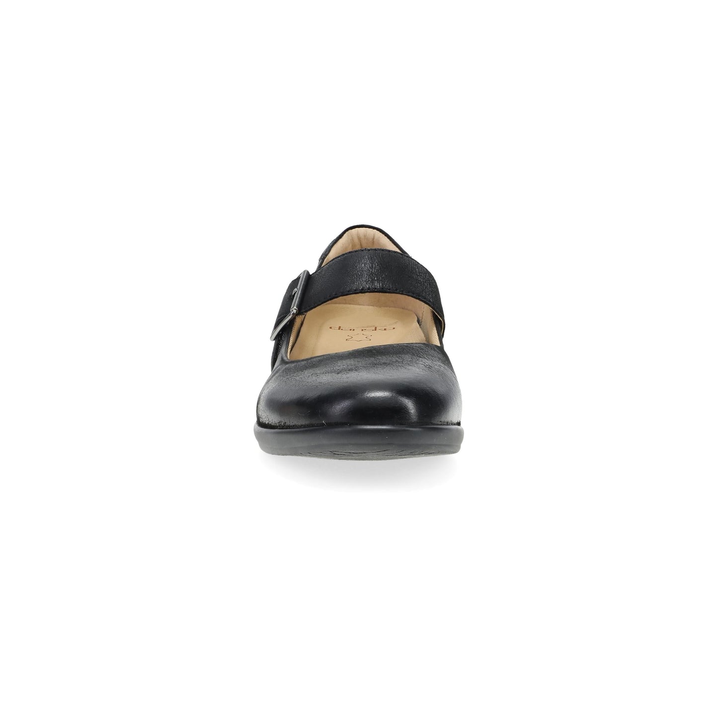 Dansko Collette Wide Black Burnished Nubuck