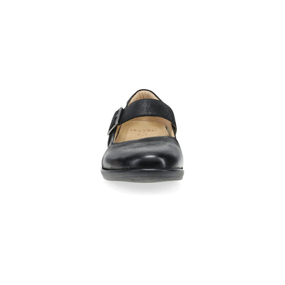 Dansko Collette Wide Black Burnished Nubuck