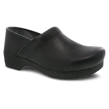 Black Burnished Nubuck Clog,42