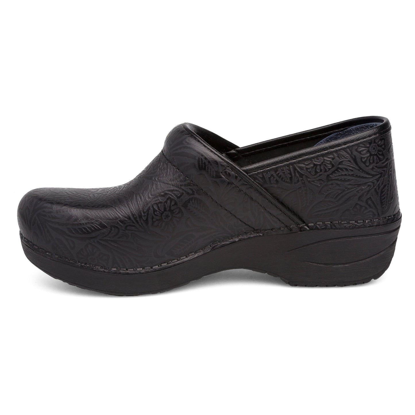 Dansko XP 2.0 Black Floral Tooled