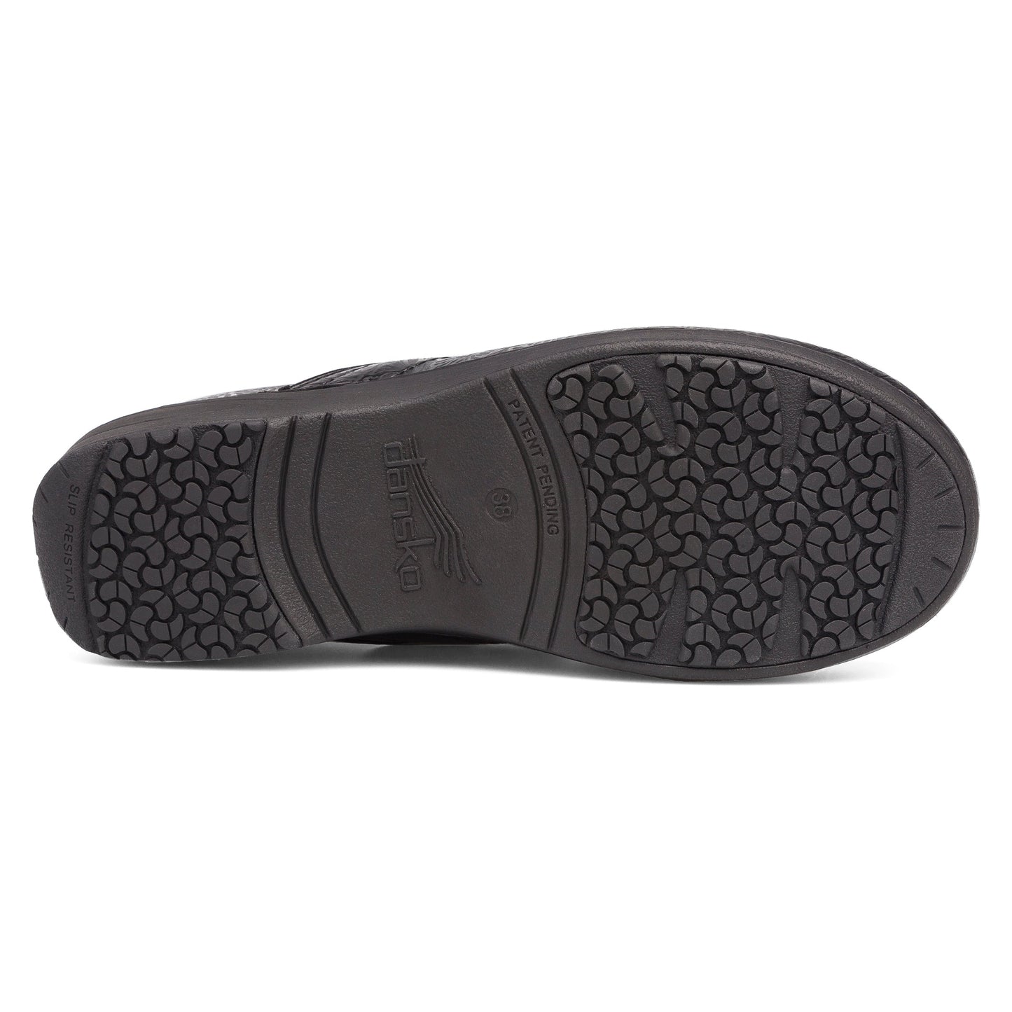 Dansko XP 2.0 Black Floral Tooled