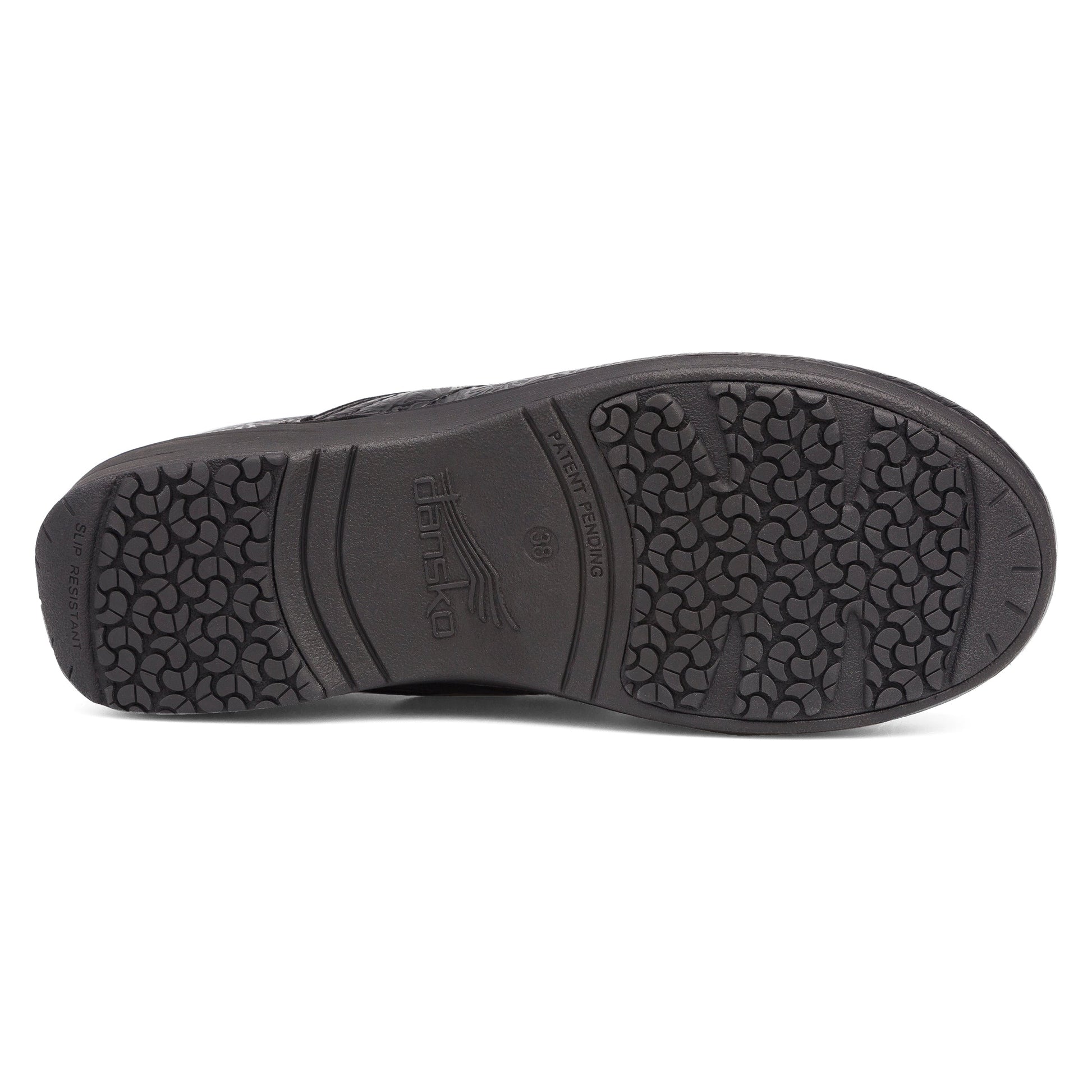 Dansko XP 2.0 Black Floral Tooled
