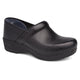 Black Floral Tooled Clog