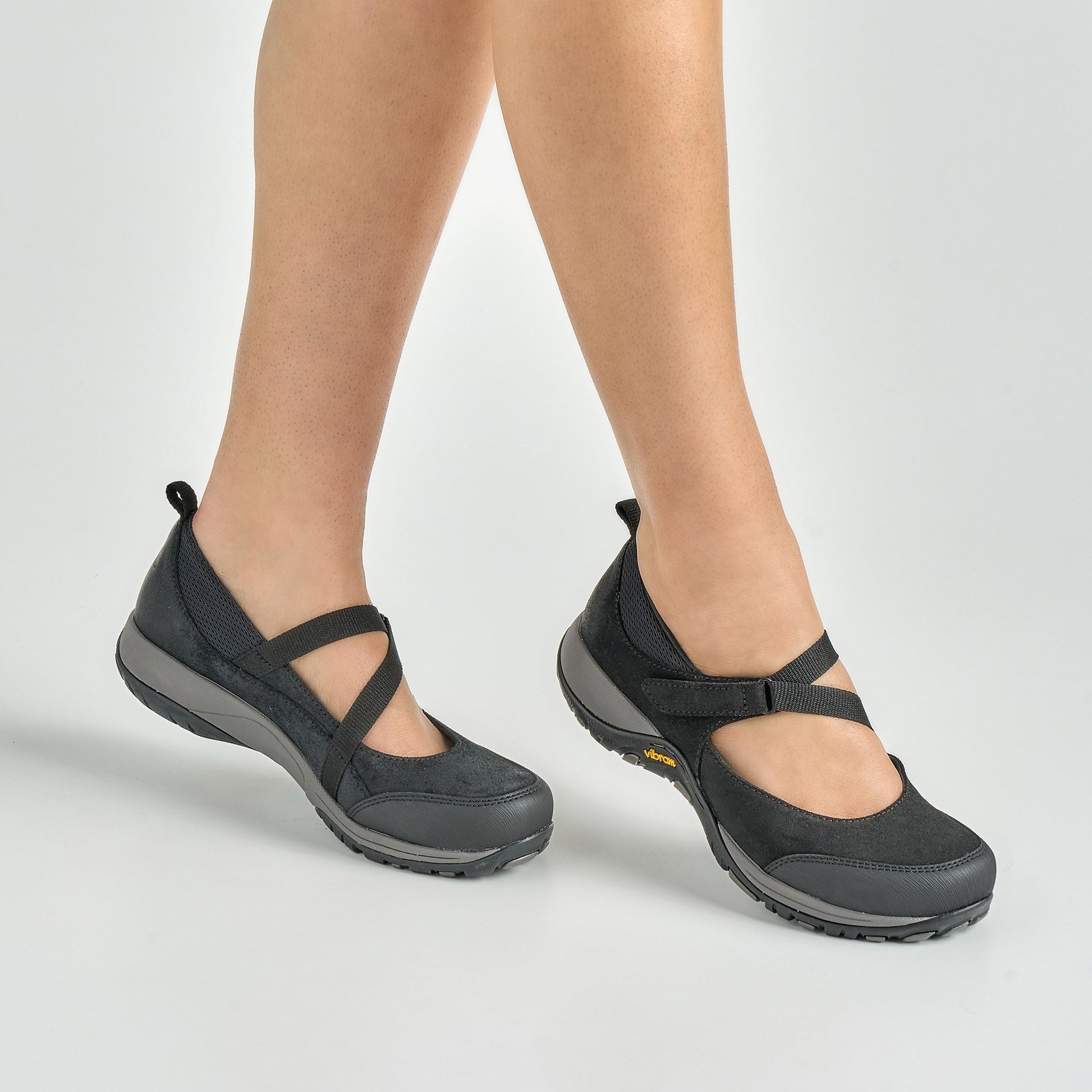 Dansko Primrose Black Burnished Suede