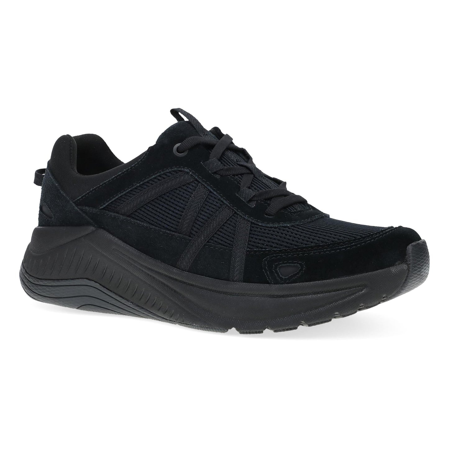 Black/Black Suede Sneaker,36