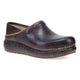 Brown Tooled Clog