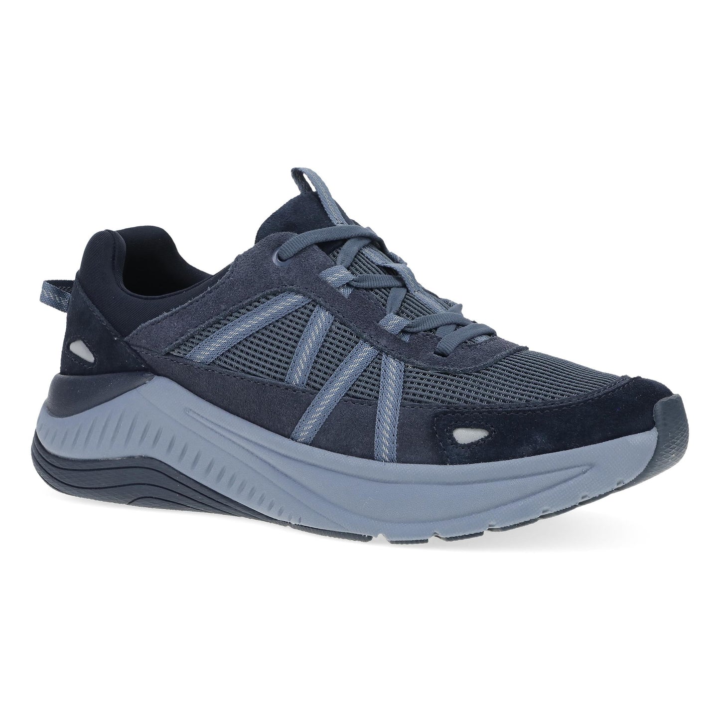 Navy Suede Sneaker,36