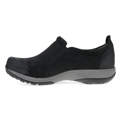 Dansko Pippy Black Waterproof Burnished Suede