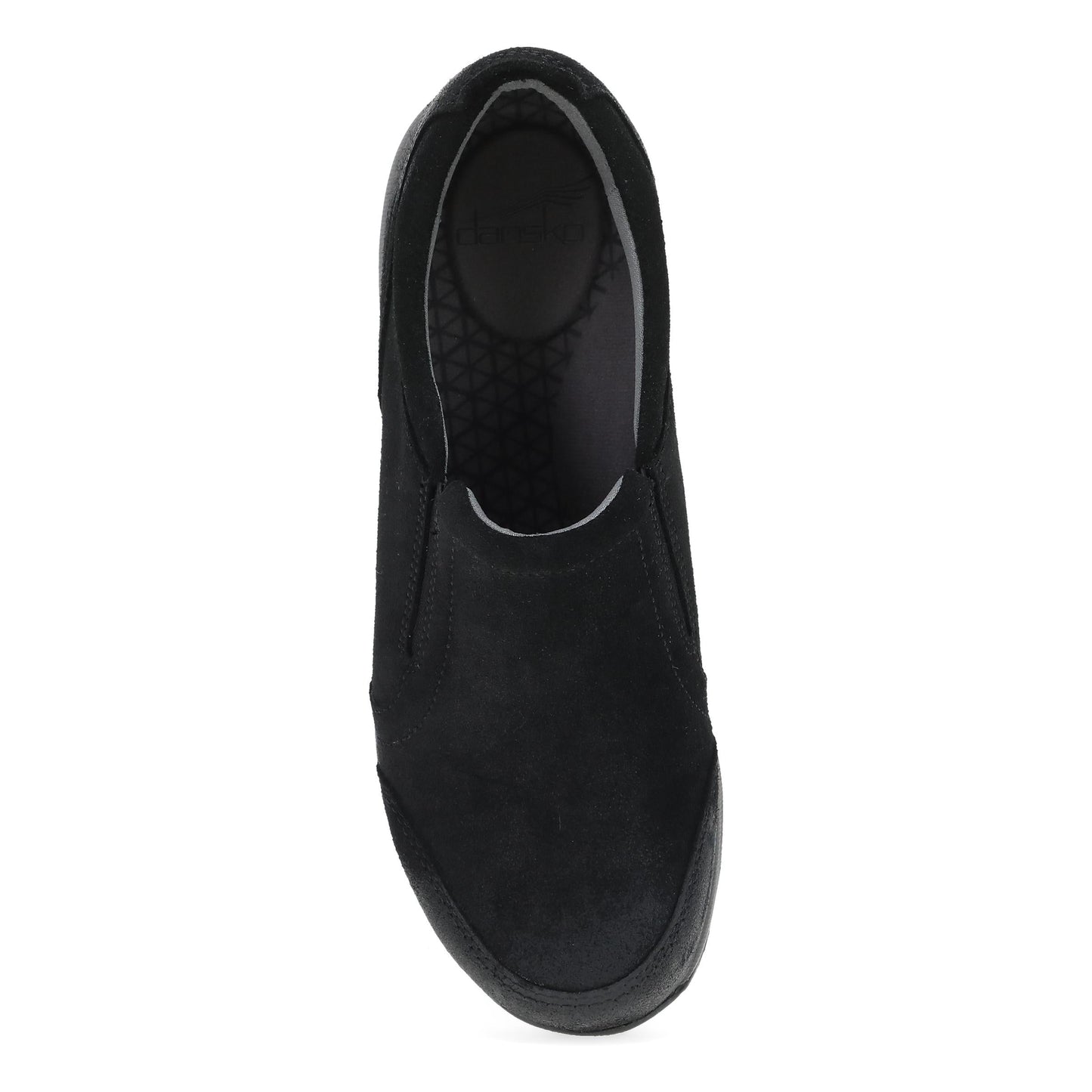 Dansko Pippy Black Waterproof Burnished Suede