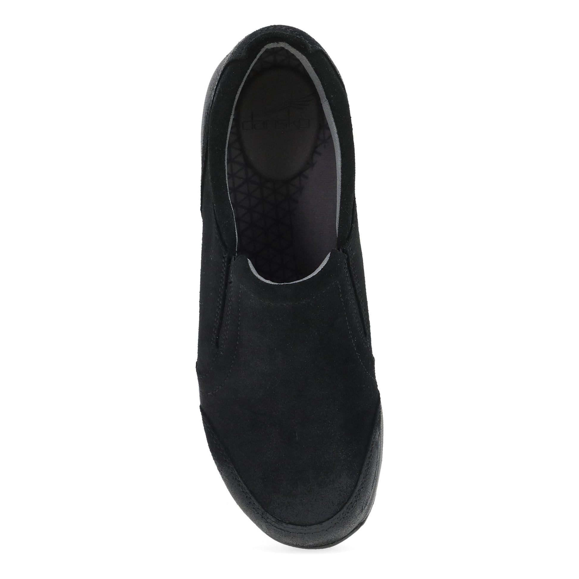 Dansko Pippy Black Waterproof Burnished Suede