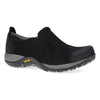 Black Waterproof Burnished Suede Sneaker