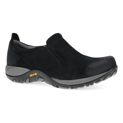 Black Waterproof Burnished Suede Sneaker,36