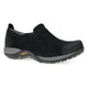Black Waterproof Burnished Suede Sneaker