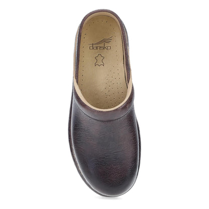 Dansko Platform Pro Brown Tooled