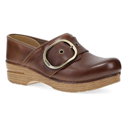 Brown Waxy Milled Clog,36