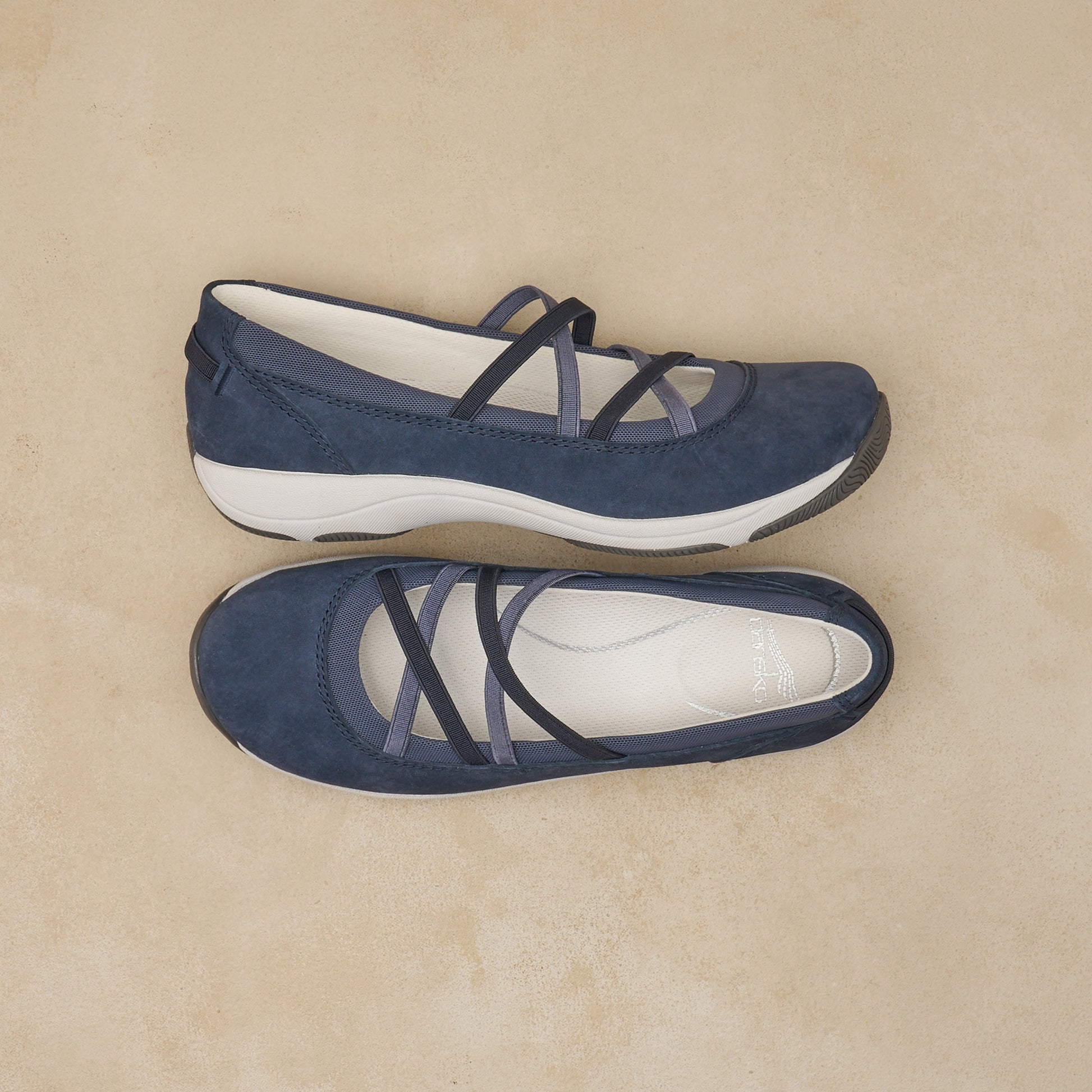 Dansko Harper Navy Suede