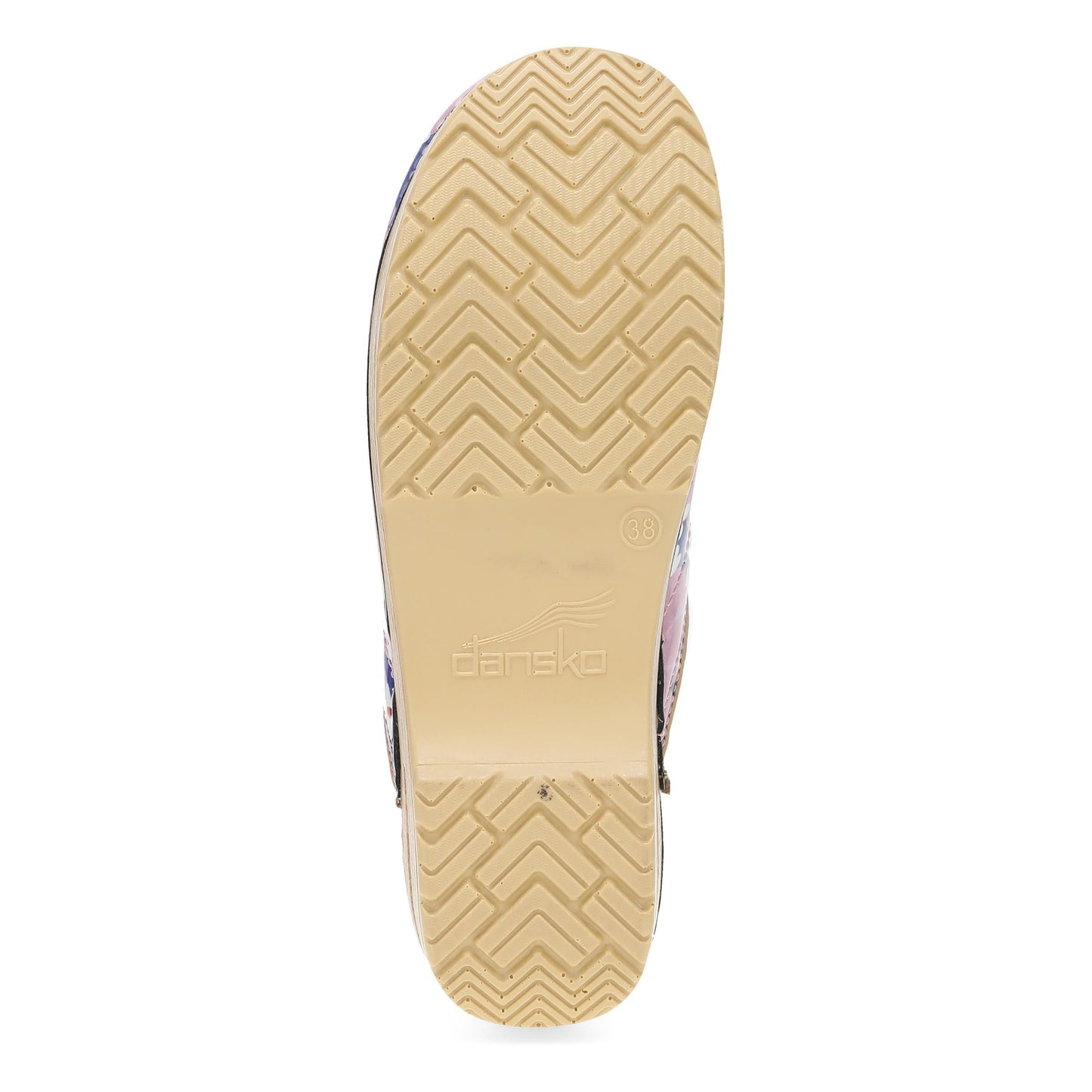 Dansko Wide Pro Pink Bloom Patent