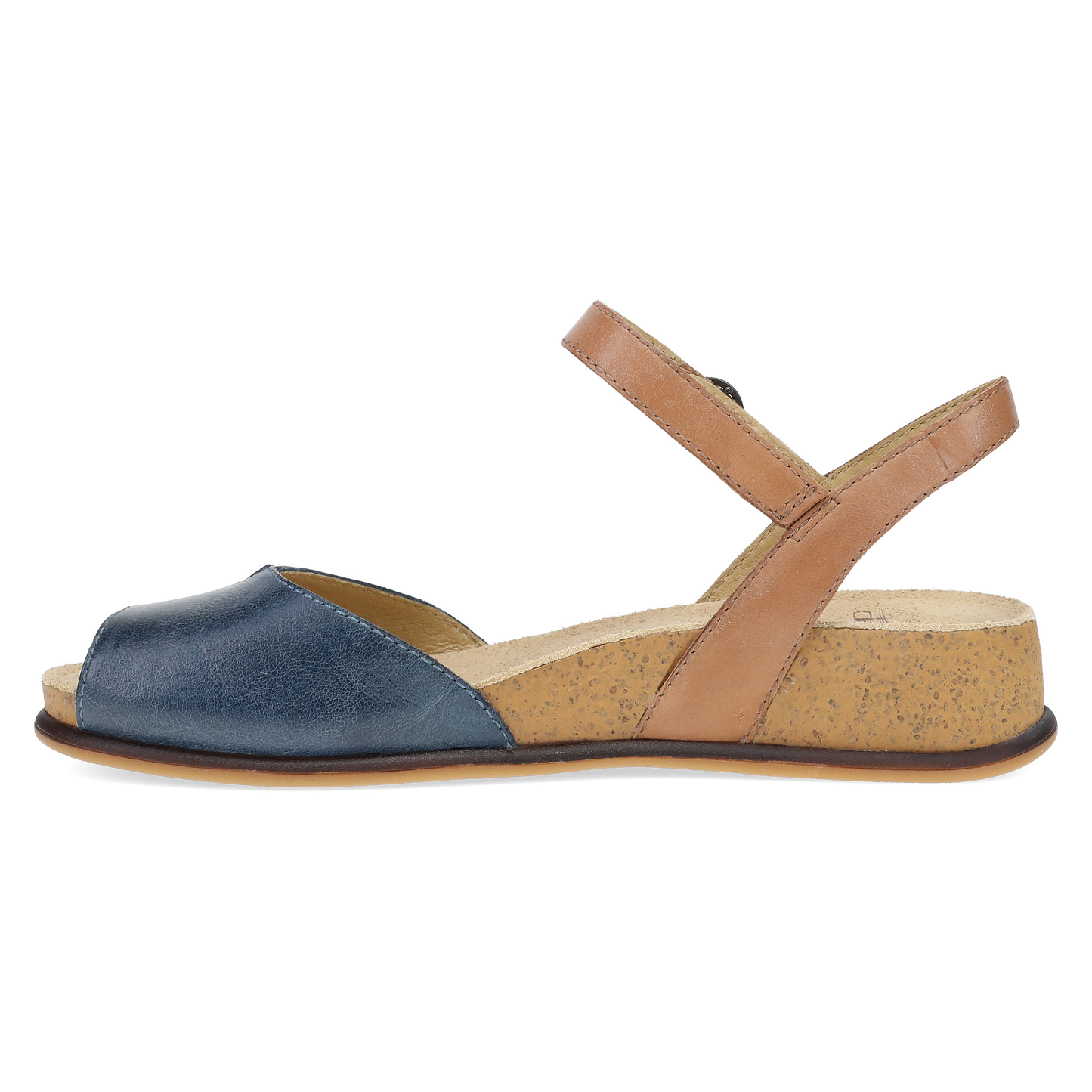 Dansko Cass Blue/Tan Leather
