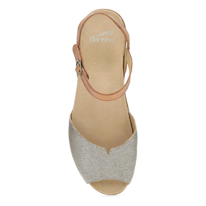 Dansko Cass Platino/Tan Leather