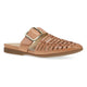 Light Tan Burnished Nappa Mule