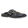 Black Nappa Mule