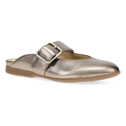 Gold Metallic Mule,36