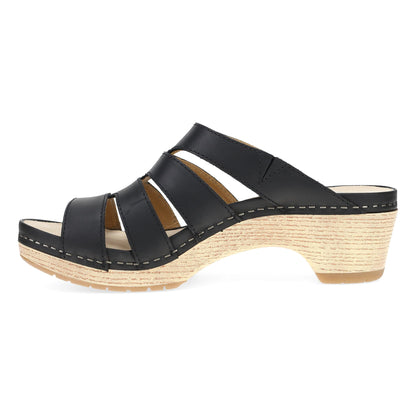 Dansko Lyndi Black Oiled Pull Up