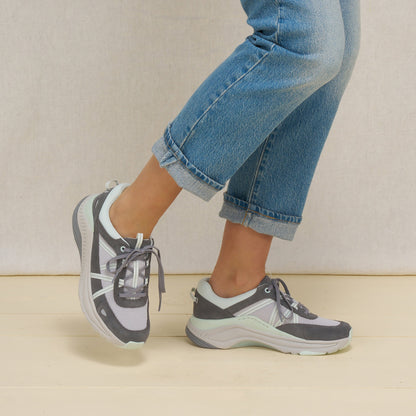 Dansko Poppy Frost Grey Suede
