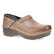 Coffee Leather Clog