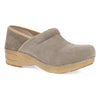 Taupe Suede Clog