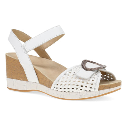 White Woven Sandal,36