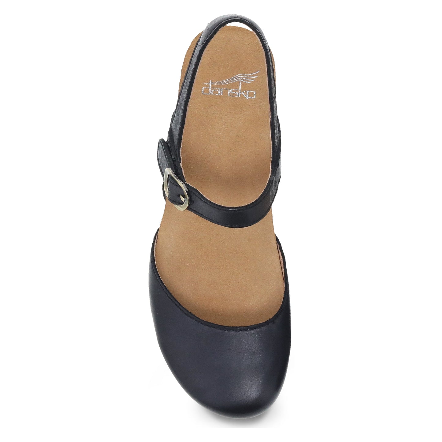 Dansko Tiffani Black Milled Burnished