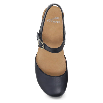 Dansko Tiffani Black Milled Burnished