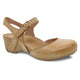 Tan Milled Burnished Mary Jane