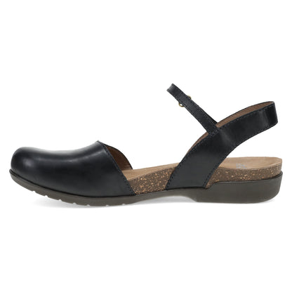 Dansko Rowan Black Waxy Burnished