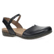 Black Waxy Burnished Mary Jane