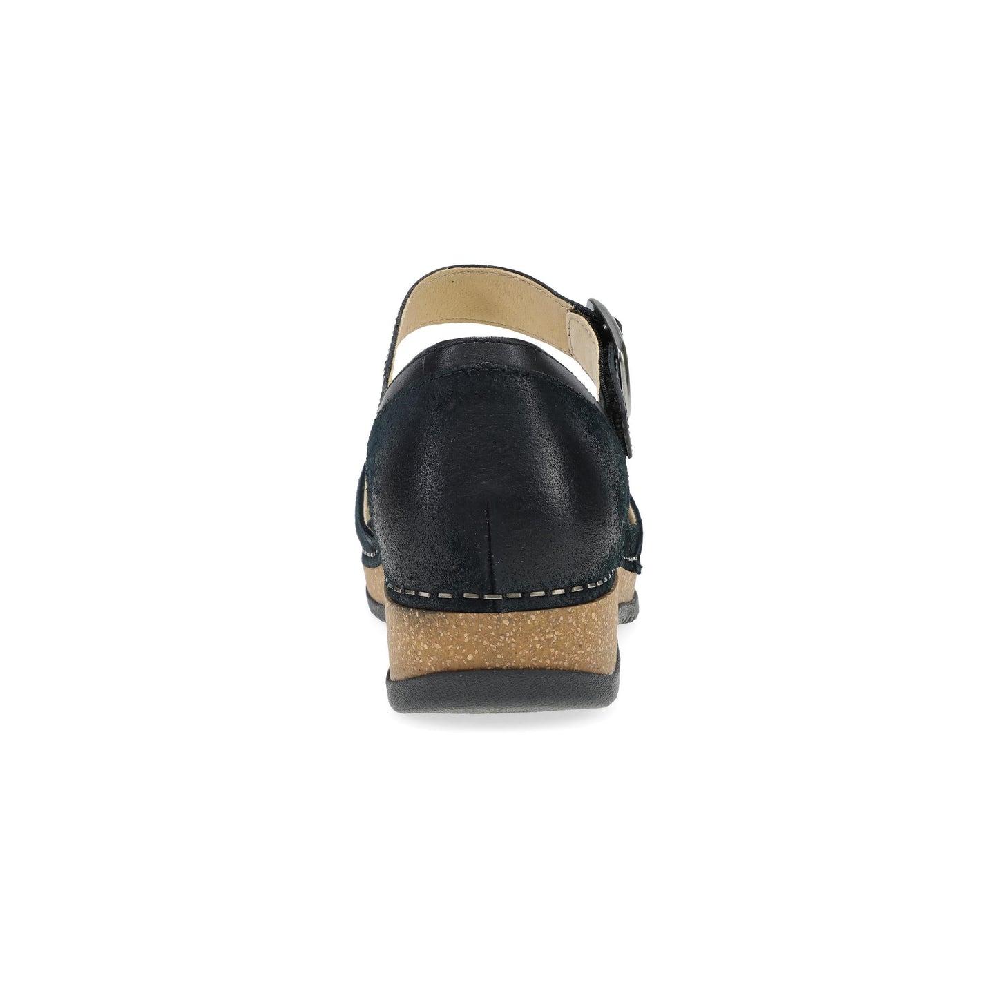 Dansko Mae Black Burnished Suede