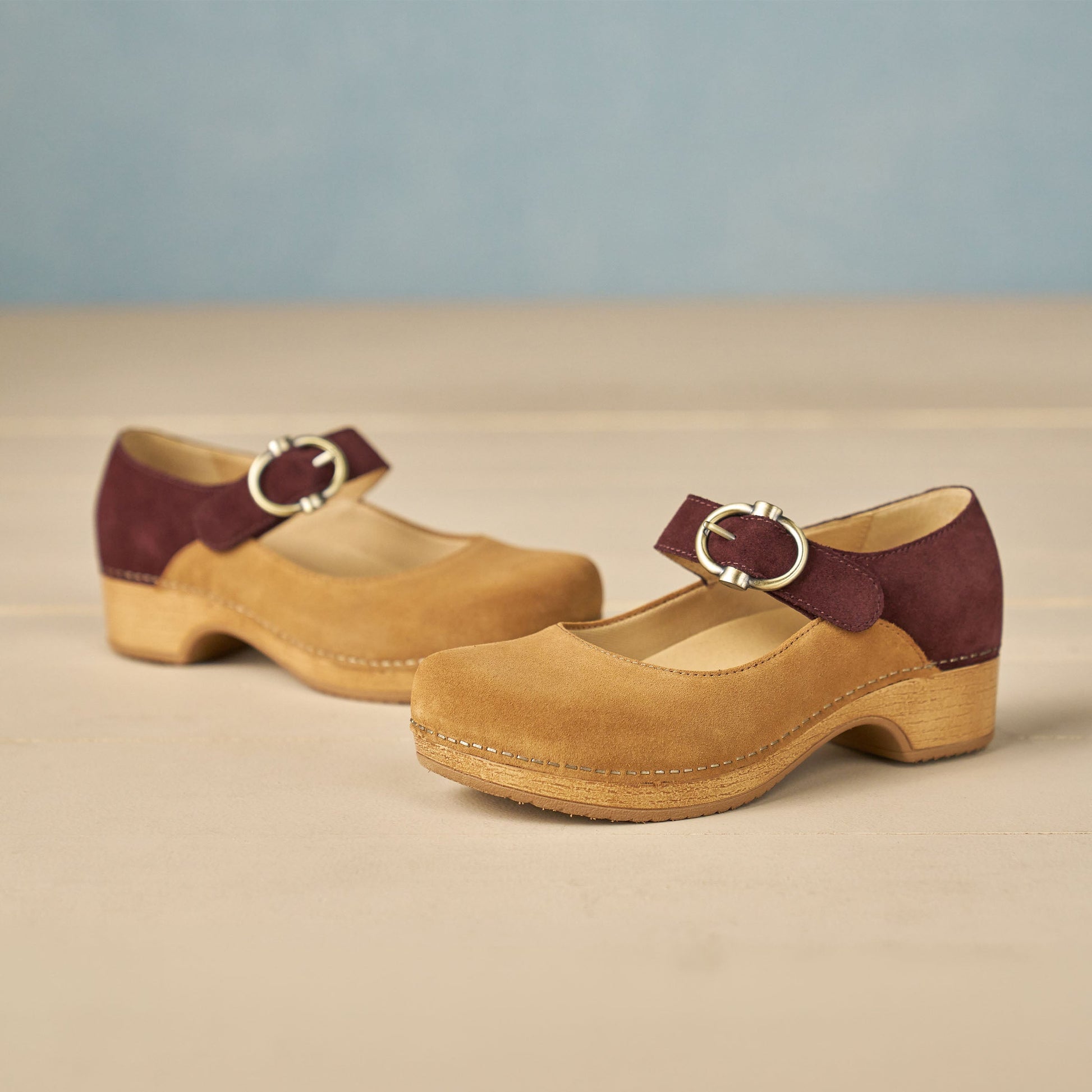 Dansko Bonny Mary Jane Tan/Mulberry
