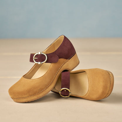 Dansko Bonny Mary Jane Tan/Mulberry