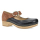 Black/Luggage Burnished Nubuck Mary Jane