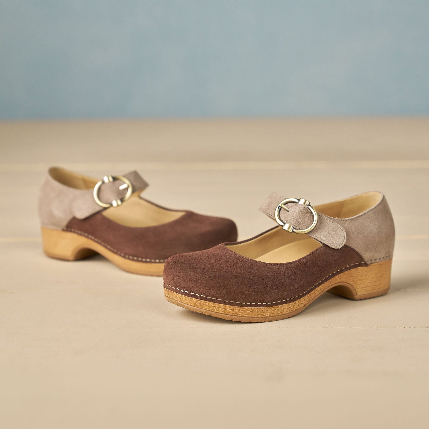 Dansko Bonny Mary Jane Chocolate/Taupe