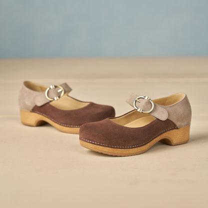 Dansko Bonny Mary Jane Chocolate/Taupe