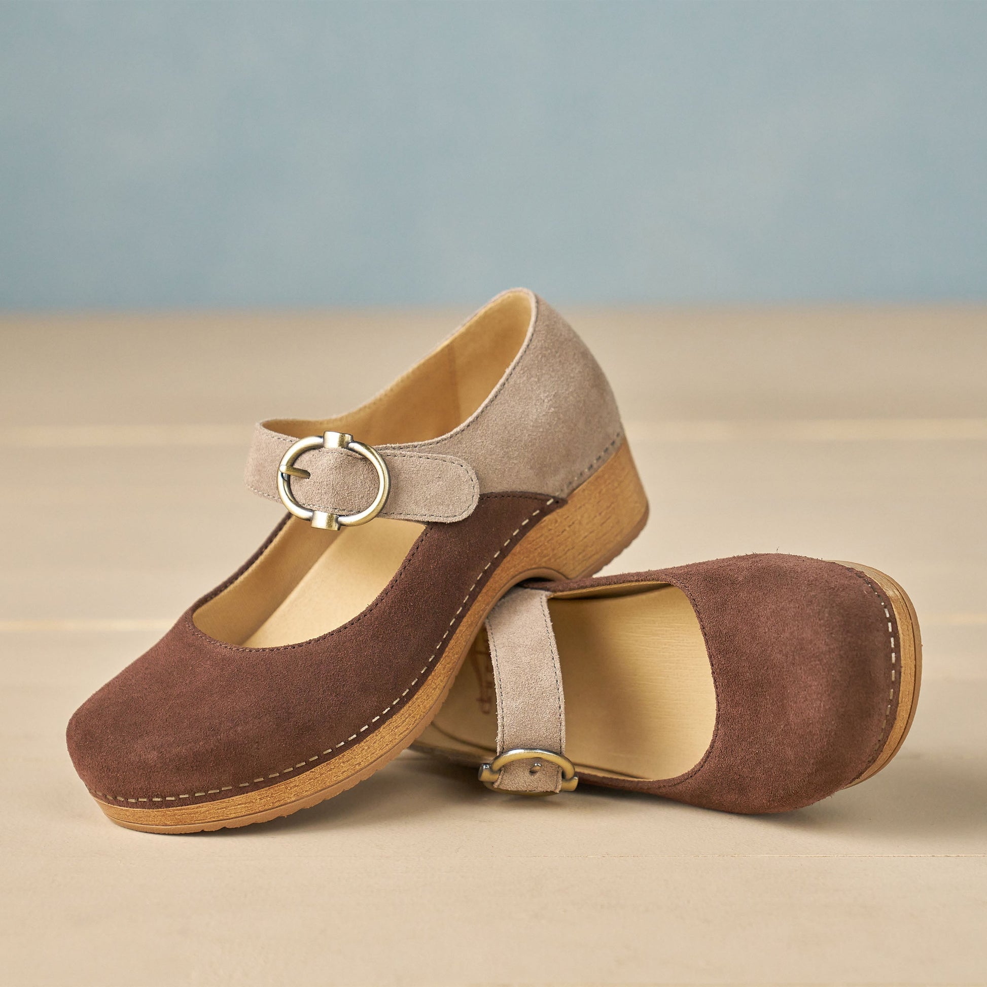 Dansko Bonny Mary Jane Chocolate/Taupe