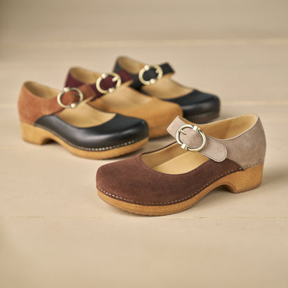 Dansko Bonny Mary Jane Chocolate/Taupe