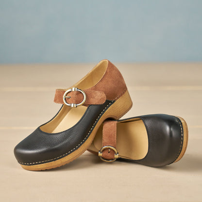 Dansko Bonny Mary Jane Black/Luggage