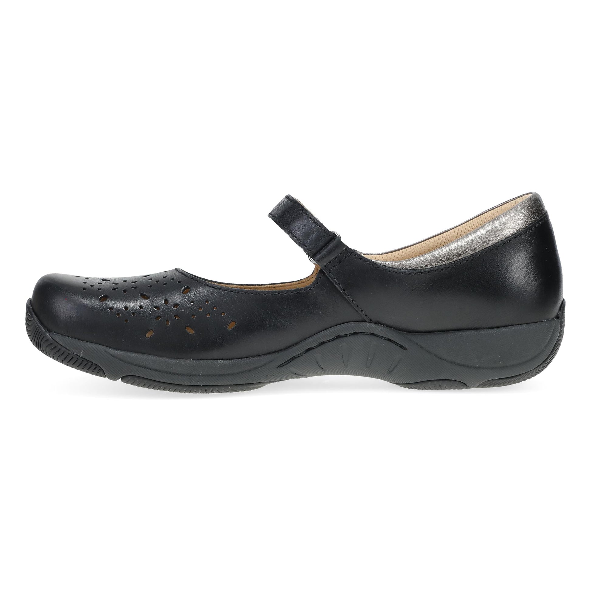 Dansko Stacy Black Waxy Burnished