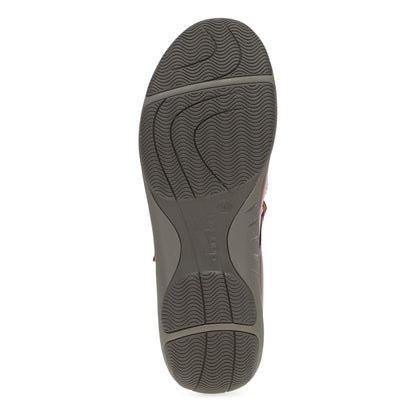 Dansko Stacy Red Waxy Burnished