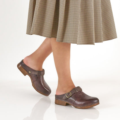 Dansko Millie Chocolate Tooled